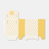 Yellow Polka Dots Yellowish White Gevor Box Geschenkschachtel (Ungefaltet)