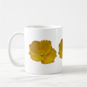 Yellow Poppy Alaskan Wildblume Floral Kaffeetasse (Links)