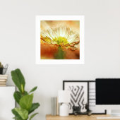 Yellow Poppy Blume Poster (Heimbüro)