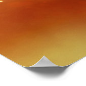 Yellow Poppy Blume Poster (Ecke)