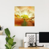 Yellow Poppy Blume Poster (Heimbüro)