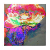 Yellow Poppy Fliese (Vorderseite)