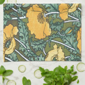 Yellow Poppy Geschirrtuch (Gefaltet)