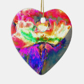 Yellow Poppy Keramik Ornament (Rechts)