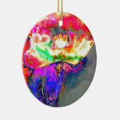 Yellow Poppy Keramik Ornament (Rechts)