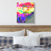 Yellow Poppy Leinwanddruck (Insitu (Schlafzimmer))