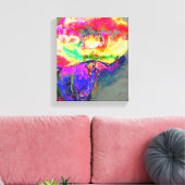 Yellow Poppy Leinwanddruck (Insitu (Wohnzimmer))