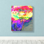 Yellow Poppy Leinwanddruck (Insitu (Holzboden))