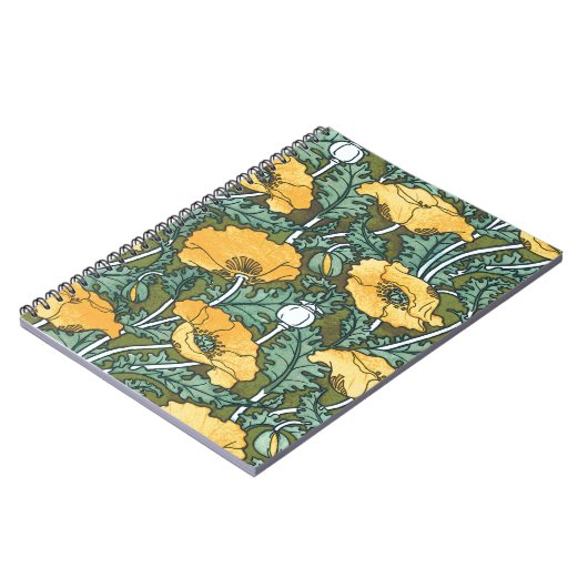Yellow Poppy Notizblock (Linke Seite)
