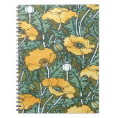 Yellow Poppy Notizblock (Vorderseite)