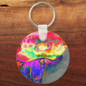 Yellow Poppy Schlüsselanhänger (Vorderseite)