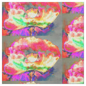 Yellow Poppy Stoff (Nahaufnahme)