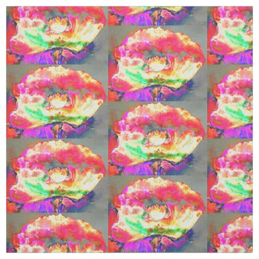 Yellow Poppy Stoff (Muster)