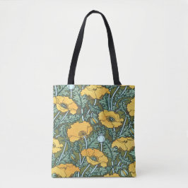 Yellow Poppy Tasche
