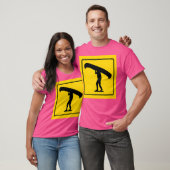 Yellow Portage Sign T-Shirt (Unisex)