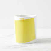 Yellow Post It Note Tassen (Mittel)