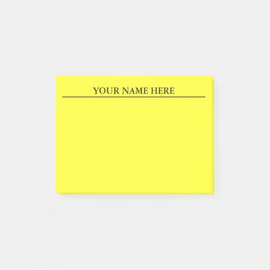 Yellow Post It Notes Post-it Klebezettel (Vorderseite)