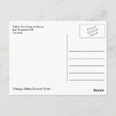 Yellow Poui Trees on San Fernando Hill Postkarte (Rückseite)