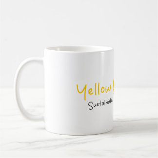 Yellow Power Quote Cute Coffee Mug Kaffeetasse