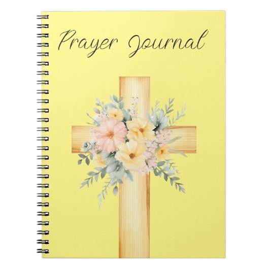Yellow Prayer Journal-Notebook Notizblock (Vorderseite)
