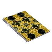 Yellow Primrose Blume Abstrakt Art Notebook Notizblock (Rechte Seite)