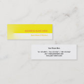 Yellow Pro Mini Visitenkarte (Vorne/Hinten)