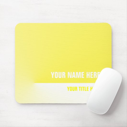 Yellow Pro Mousepad (Mit Mouse)