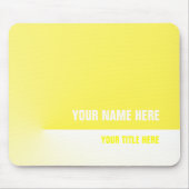 Yellow Pro Mousepad (Vorne)