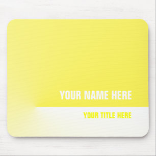 Yellow Pro Mousepad
