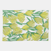 Yellow Protea Blume Küche Handtuch (Horizontal)