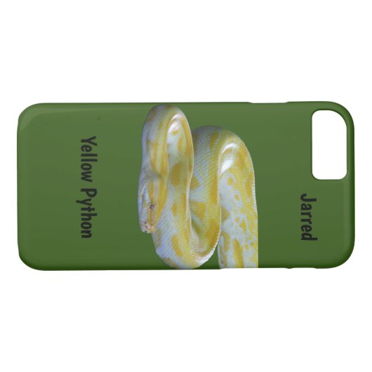 Yellow Python Phone Case (Rückseite (Horizontal))