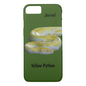 Yellow Python Phone Case (Rückseite)