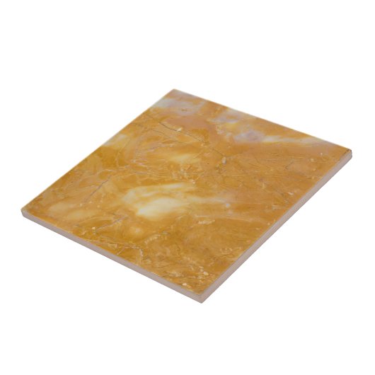 Yellow Quartzite Crystal Gemstone Print Fliese (Seite)