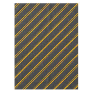 Yellow Racing Stripes Carbon Fiber Style Tischdecke