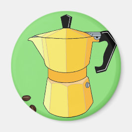 Yellow Rainbow Espresso Magnet