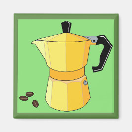 Yellow Rainbow Espresso Magnet