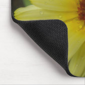 Yellow Raindrops Marigold Mousepad (Ecke)