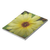 Yellow Raindrops Marigold Notepad Notizblock (Rotiert)