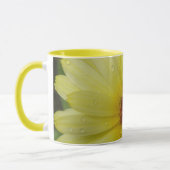 Yellow Raindrops Marigold-Tasse Tasse (Links)