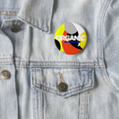 Yellow Red Blue Abstrakte Kunst Button (Beispiel)