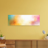 Yellow Red Blue Lila Green Pink Trendy Modern Leinwanddruck (Insitu (Wohnzimmer))