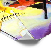 Yellow Red Blue von Vassily Kandinsky Poster (Ecke)