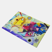 Yellow Red Blue Wassily Kandinsky Fußmatte (Schrägansicht)