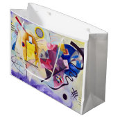 Yellow Red Blue, Wassily Kandinsky Große Geschenktüte (Vorderseite Schrägansicht)
