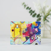 Yellow Red Blue Wassily Kandinsky Postkarte (Stehend Vorderseite)