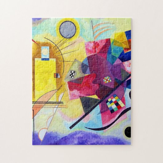 Yellow Red Blue Wassily Kandinsky Puzzle (Vertikal)