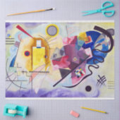 Yellow Red Blue, Wassily Kandinsky Seidenpapier (Basteln)