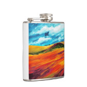 Yellow Red Hills Flachmann (Rechts)