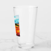 Yellow Red Hills Glas (Links)