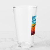 Yellow Red Hills Glas (Rechts)